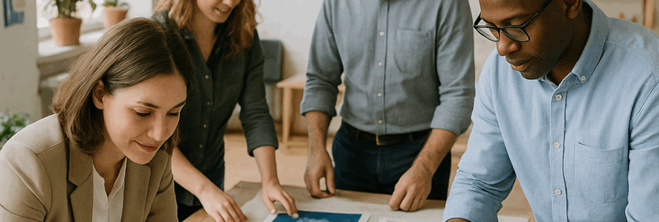 Cyanotypie Team Event Berlin